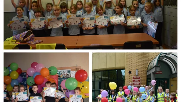 uczniowie klas 1 na Wydziale Chemii UŁ