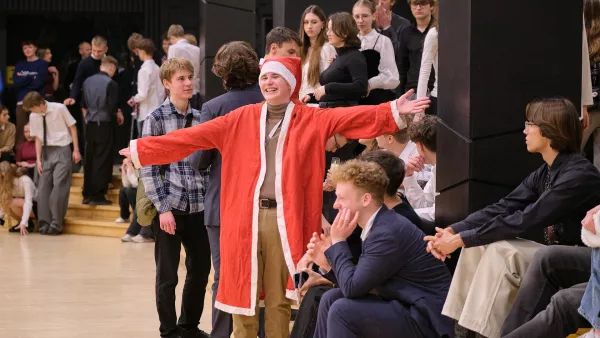 Spotkanie opłatkowe dla SLO w Auli. (fot. Amelia Szymańska)