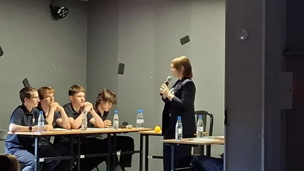 Powitanie Drużyny SLO przez Panią Marszałek.
