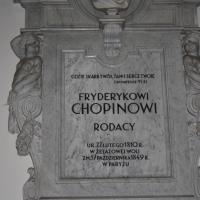 Serce Chopina przywiezione do Warszawy przez siostrę Fryderyka po jego śmierci