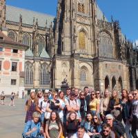 Przed Katedrą w Pradze