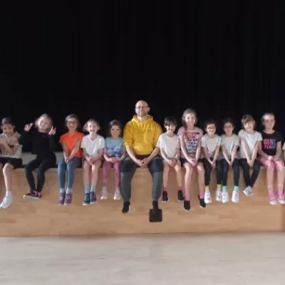 klasa 2c po zajęciach sportowych