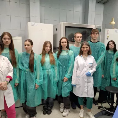 Wszyscy uczestnicy warsztatów.