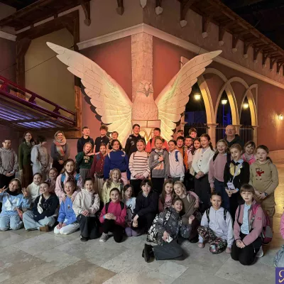 Uczniowie SSP w Mandorii, zdjęcie grupowe