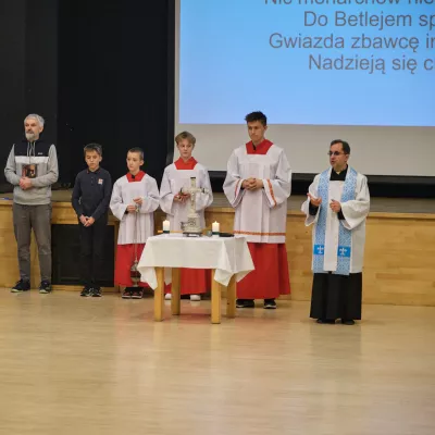 Kolęda szkolna podczas Słówka dla szkoły podstawowej.