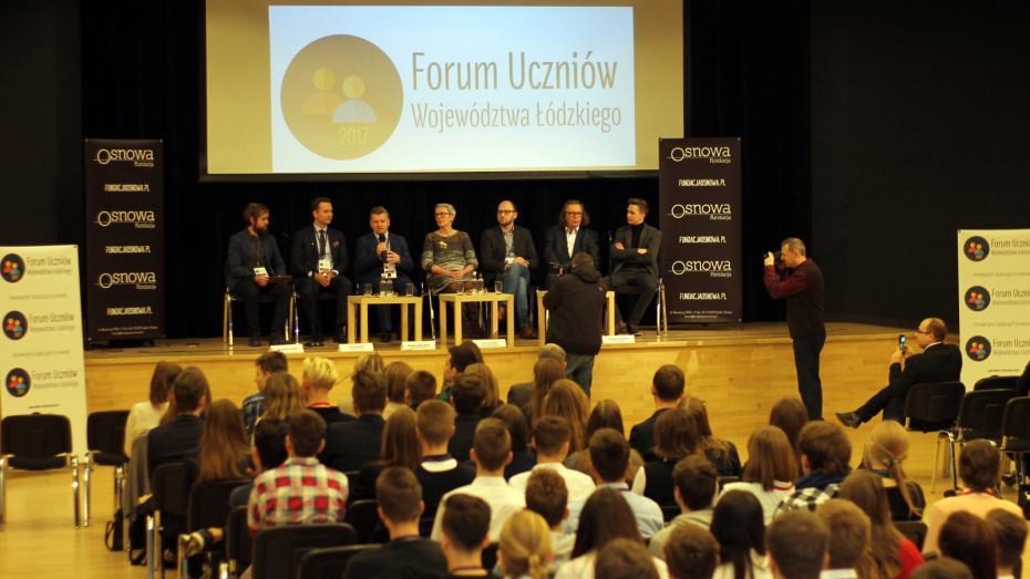 1. Forum Uczniów Województwa Łódzkiego (fot. Mateusz Ociński)
