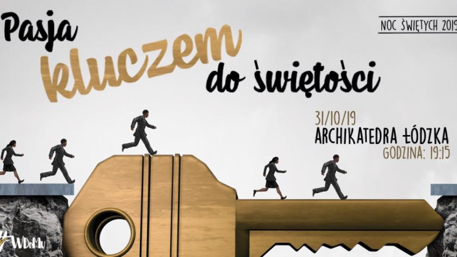 Noc Świętych 2019 - plakat (fot. www.archidiecezja.lodz.pl).