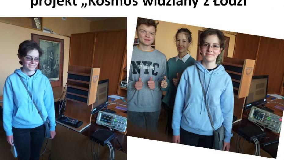 26 marca 2022, projekt "Kosmos widziany z Łodzi"