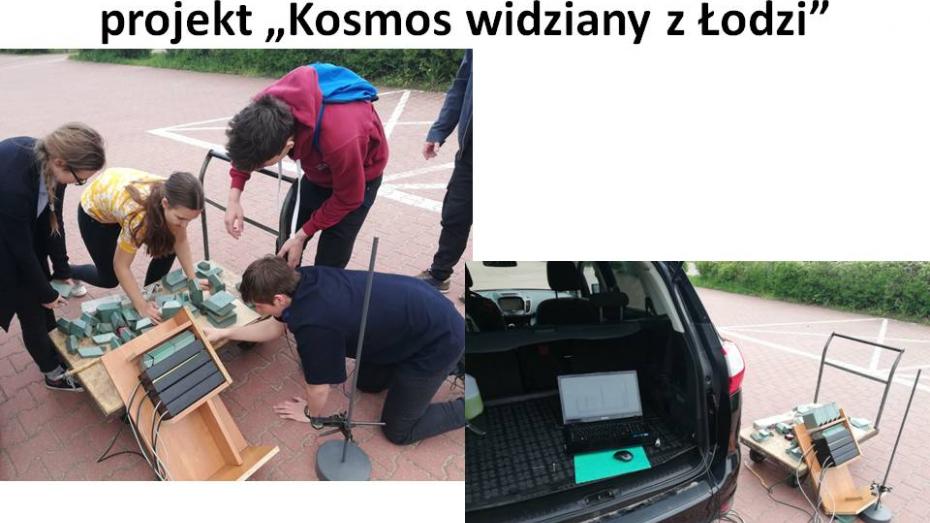 14 maja 2022, projekt "Kosmos widziany z Łodzi"