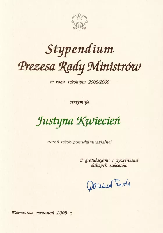 Stypendium Premiera RP