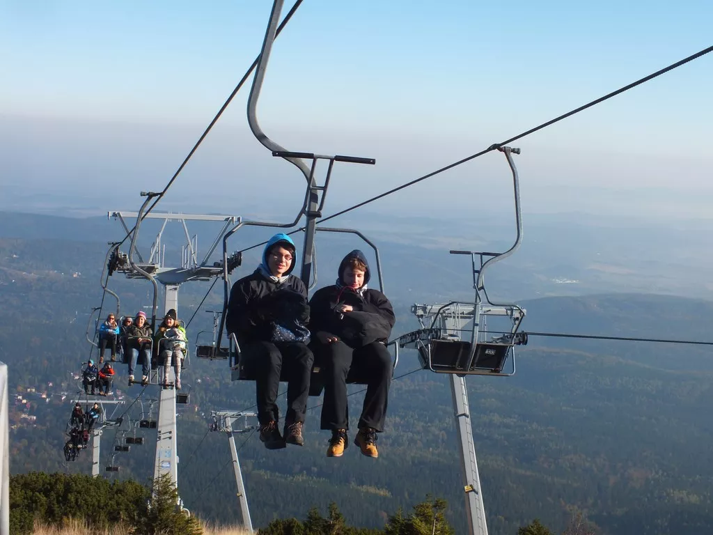 Wjeżdżamy na Szrenicę