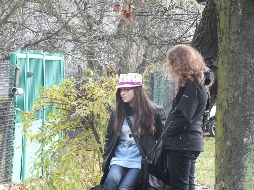 Pierwszy odpoczynek - Justyna i Lena.