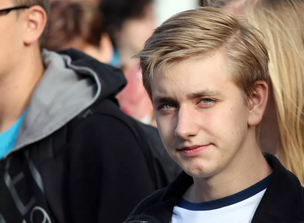 Zbiórka przed wyjazdem na obóz.