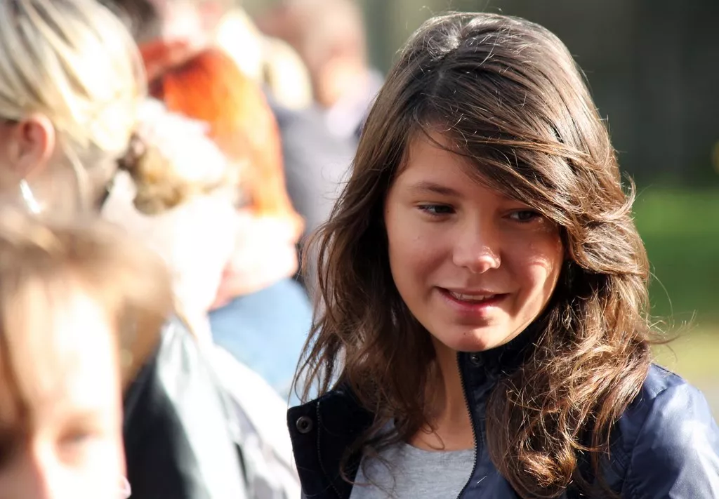 Zbiórka przed wyjazdem na obóz.