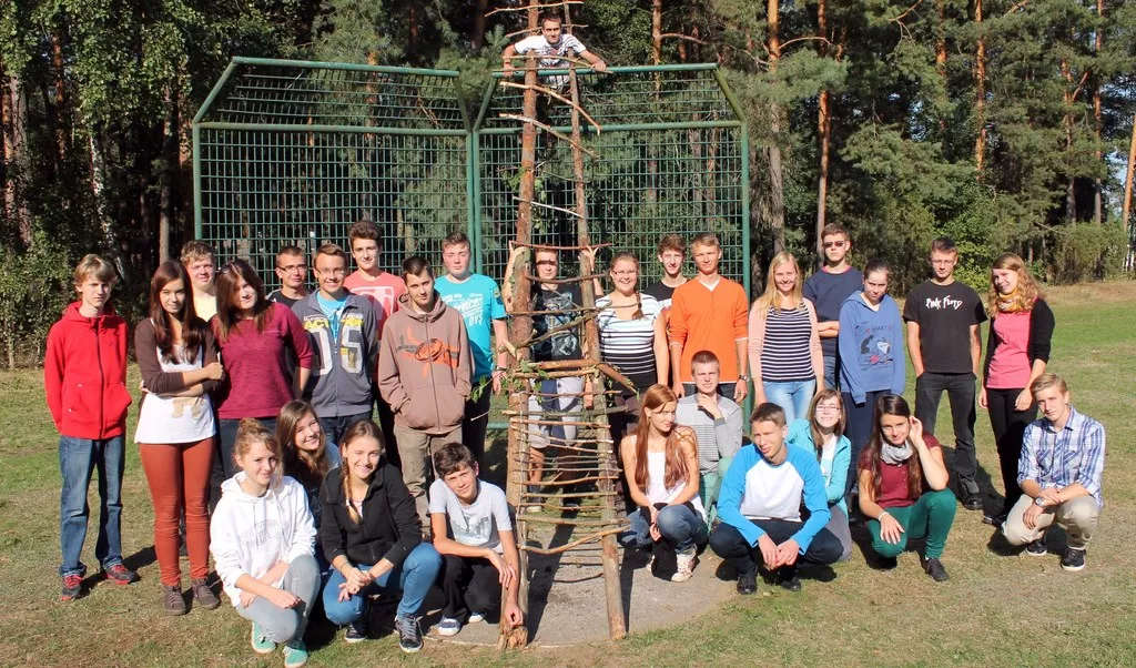 Klasa 1b liceum (fotografia ks. Maciej Drewniak).