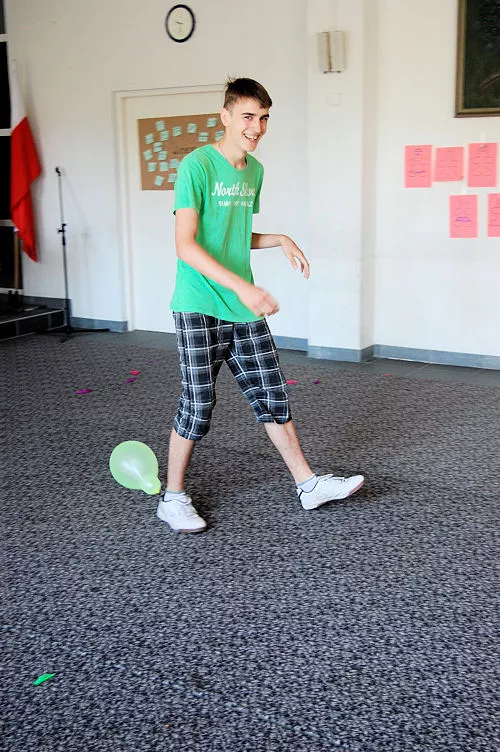 Jonasz Włodarczyk, uczeń klasy IIb LO.