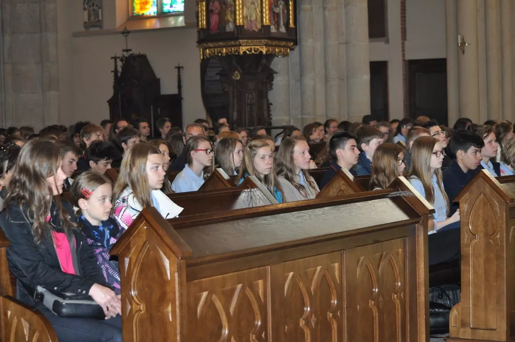 Pielgrzymka do Katedry - Zakończenie roku szkolnego 