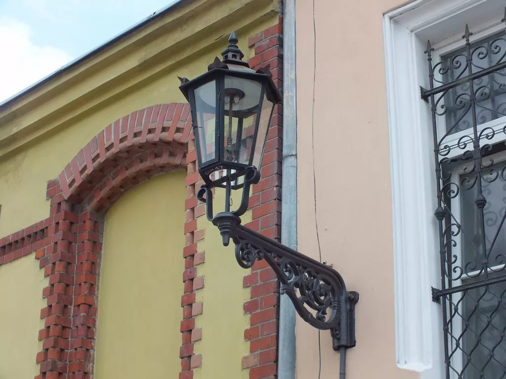 jedna z latarni gazowych Ostrowa Tumskiego