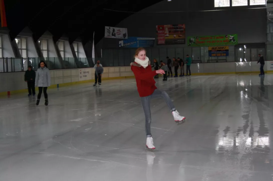 Zosia J. niczym nie ustępowała mistrzyniom olimpijskim w jeździe figurowej!