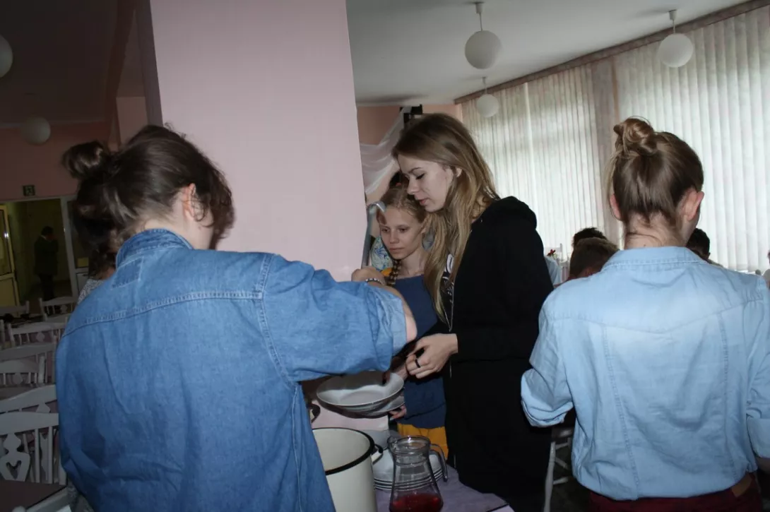 Obiad gotowy - wszyscy jedli do sytości