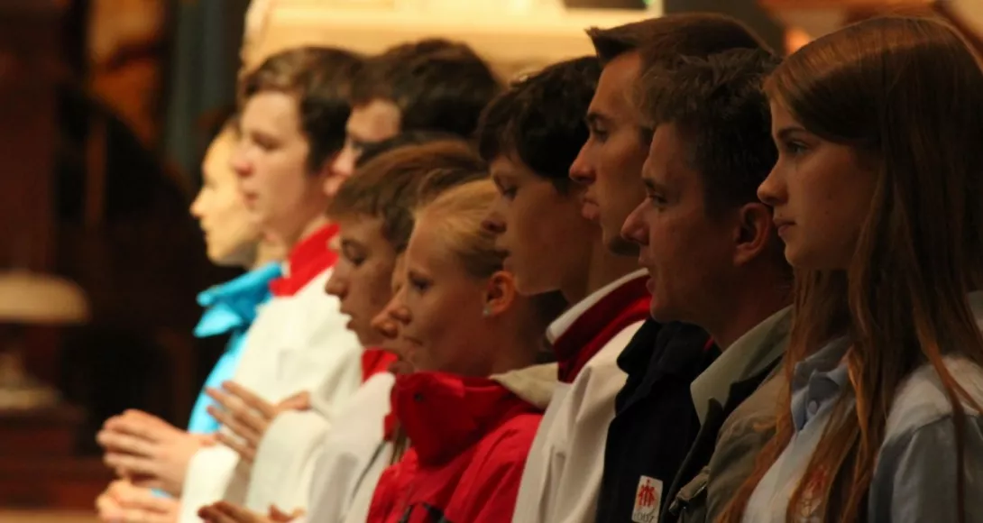 Pielgrzymka do Katedry - Zakończenie roku szkolnego ( fot. Jan Michniewicz ).