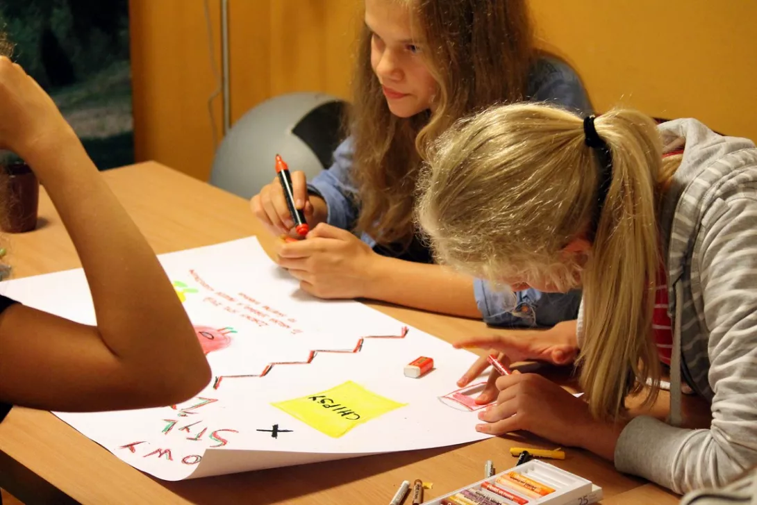 Obóz integracyjny klas pierwszych- Załęcze Wielkie 2014