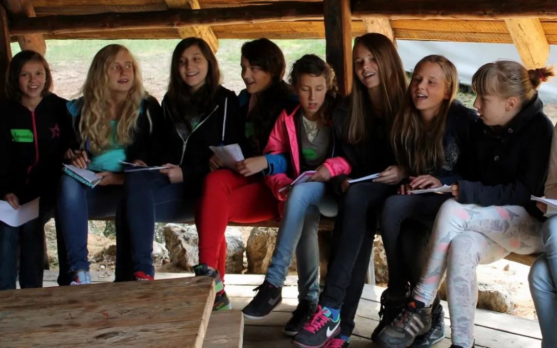 Obóz integracyjny klas pierwszych- Załęcze Wielkie 2014 ( fot. Marcin Paździor)