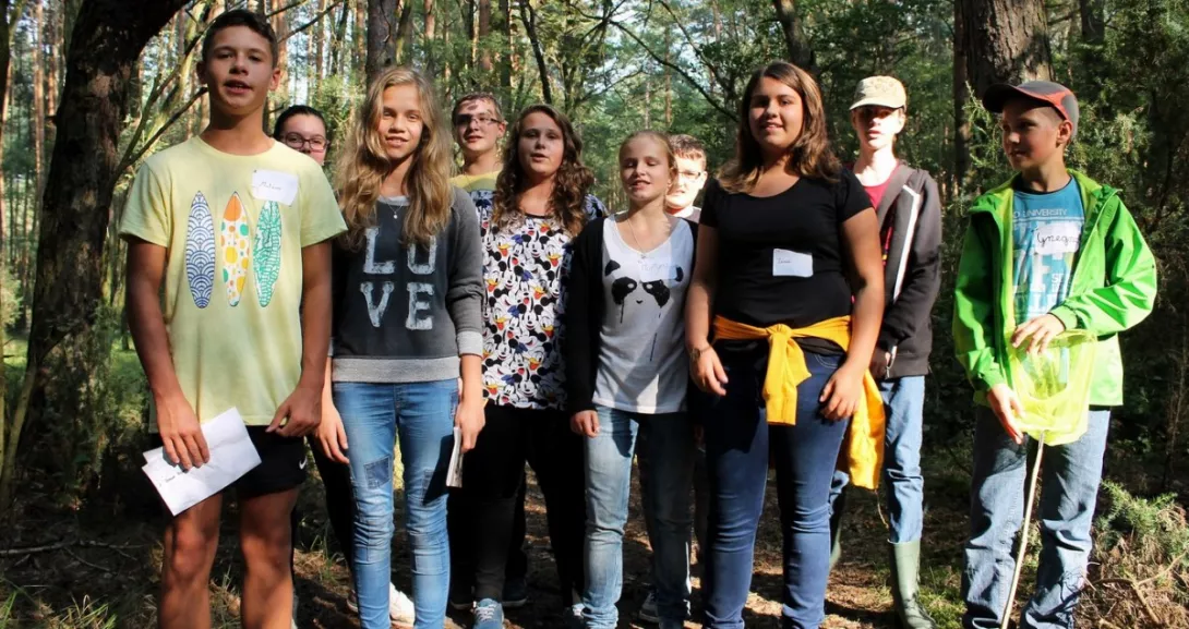Obóz integracyjny klas pierwszych- Załęcze Wielkie 2014