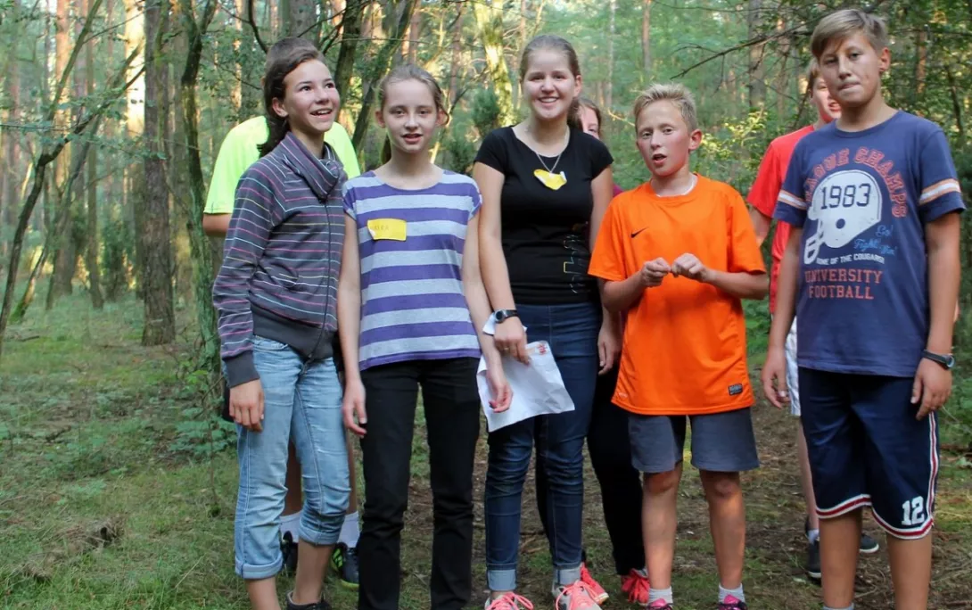 Obóz integracyjny klas pierwszych- Załęcze Wielkie 2014