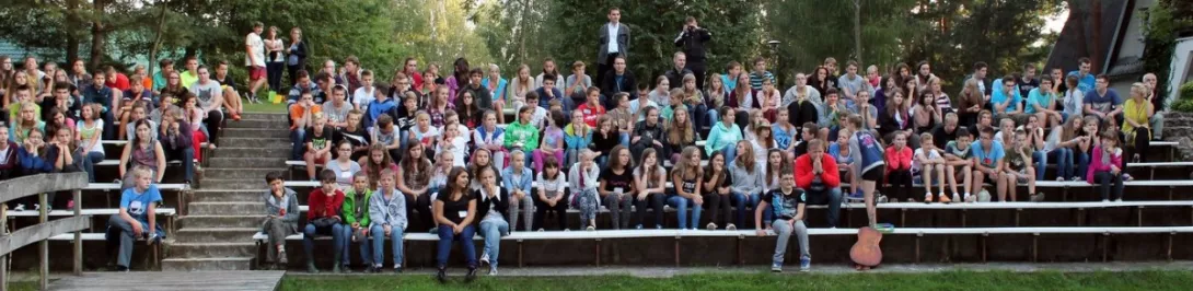 Obóz integracyjny klas pierwszych- Załęcze Wielkie 2014
