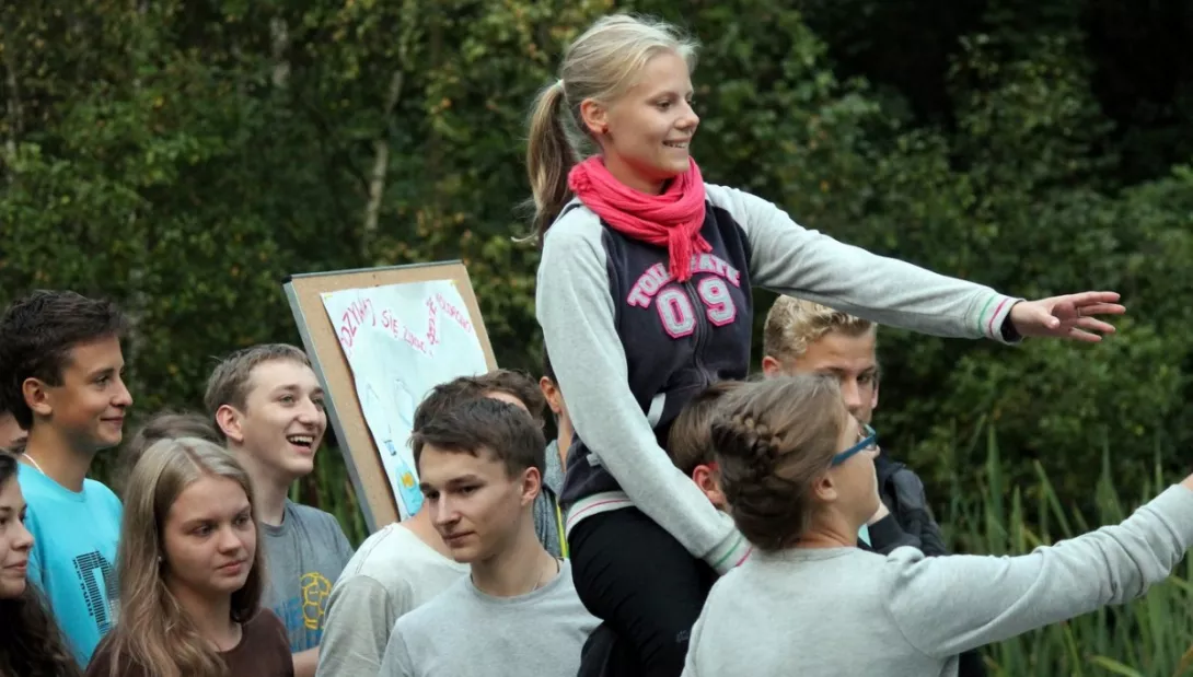 Obóz integracyjny klas pierwszych- Załęcze Wielkie 2014 (część 2)