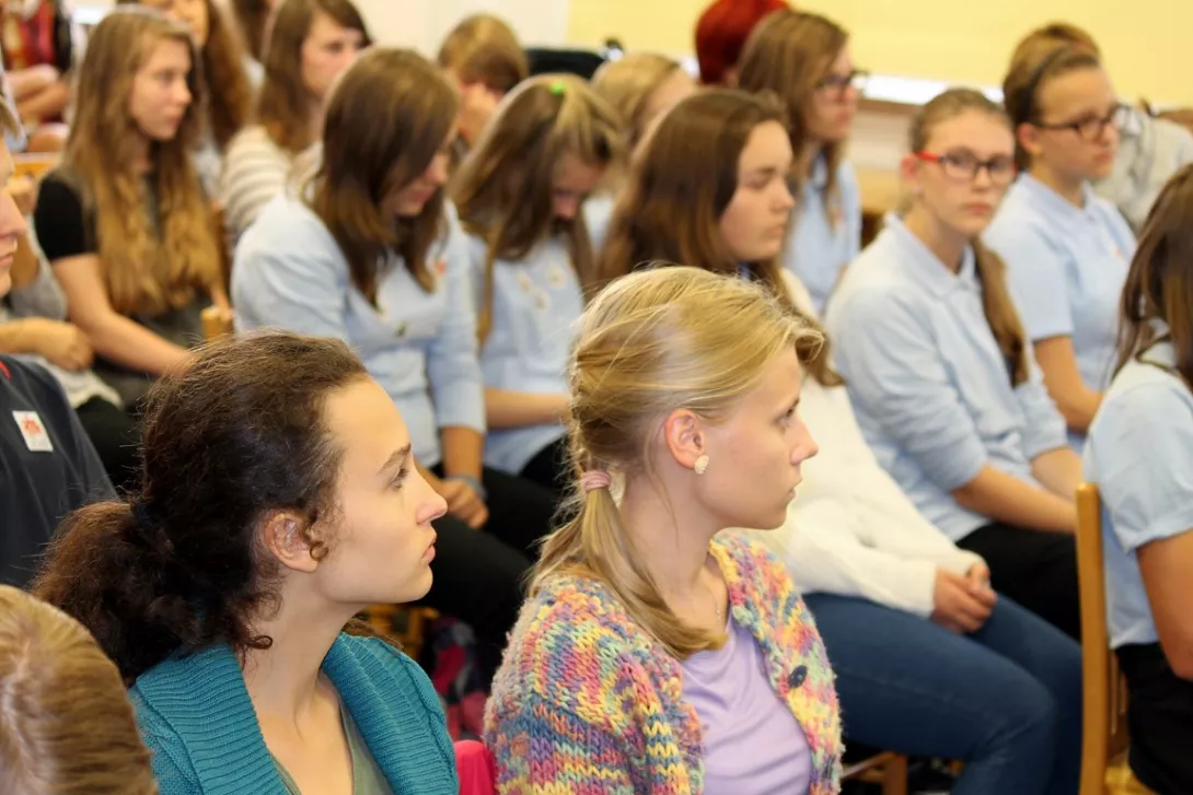 Spotkanie z aktorką - Krystyną Jandą i Panią Prof. Agnieszką Izdebską