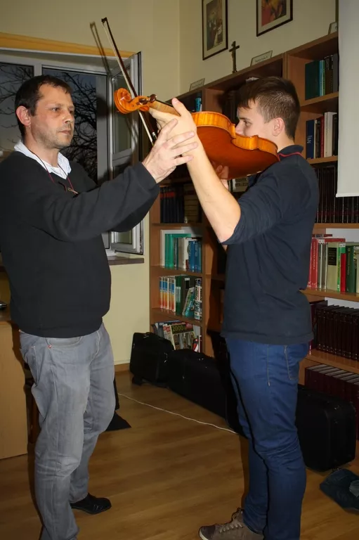 Można było także dotknąć instrumentu:)