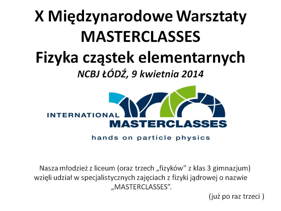 „MASTERCLASSES” 2014 