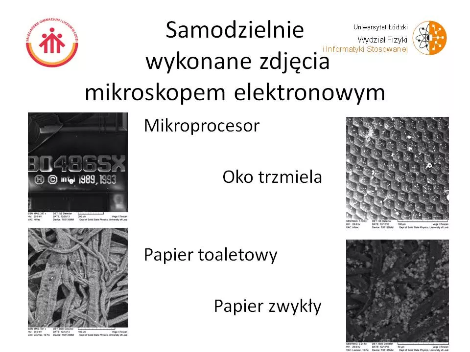 Fizyka - praktyki dla uczniów SLO, 2013/2014