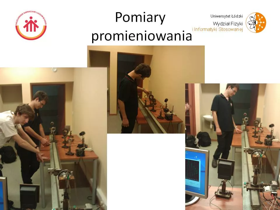 Fizyka - praktyki dla uczniów SLO, 2013/2014