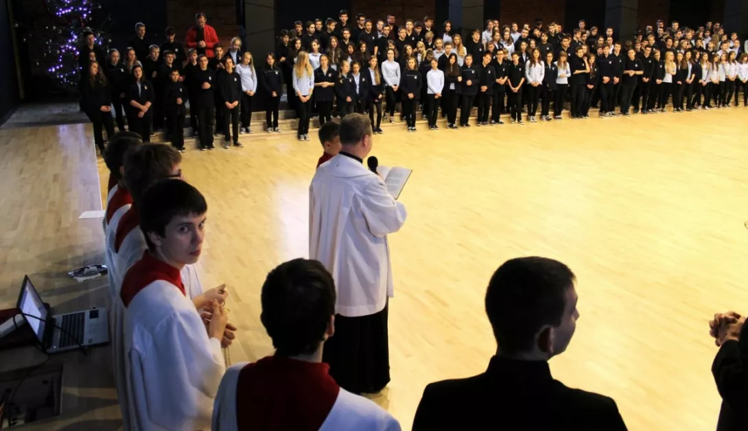 Szkolne kolędowanie 2015