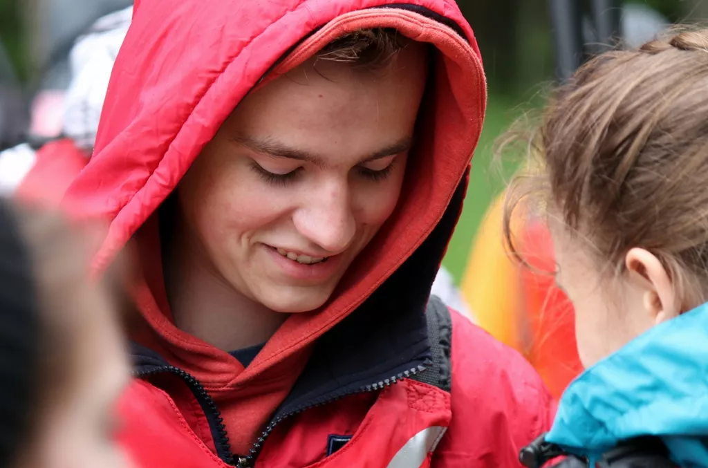 Przygotowanie do spływu Czarną Hańczą.