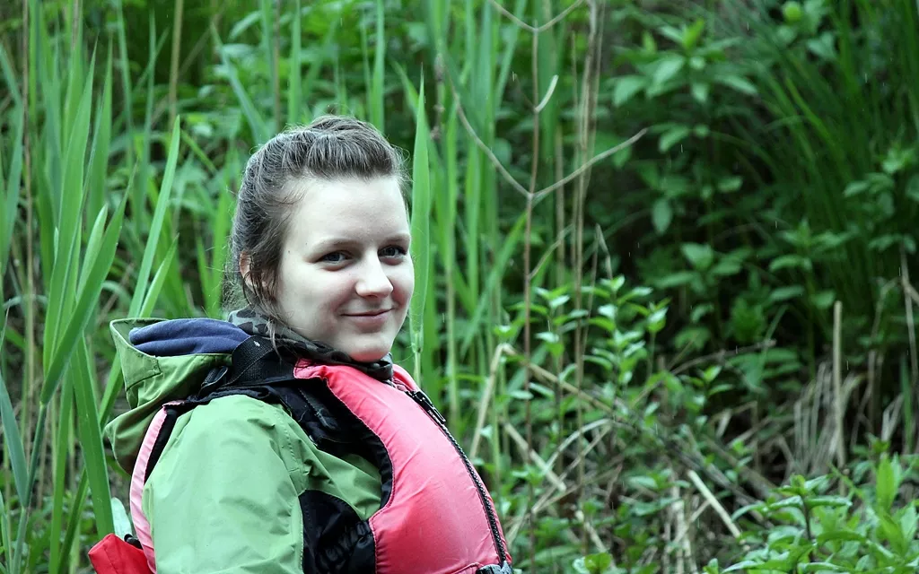 Płyniemy Czarną Hańczą.