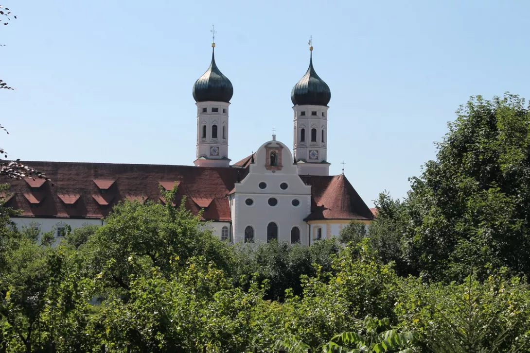 Benediktbeuern k. Monachium - budynek klasztoru.