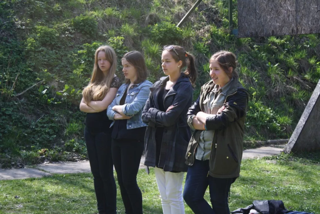 W oczekiwaniu na swoją kolej.