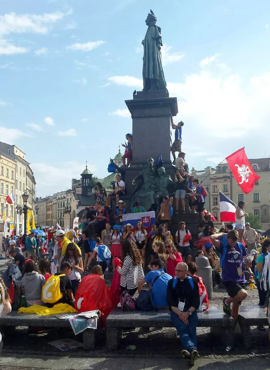 Byliśmy na Światowych Dniach Młodzieży w Krakowie.