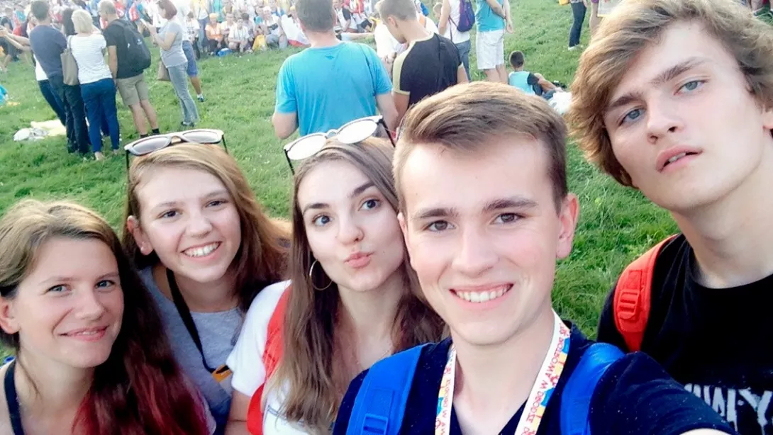 Byliśmy na Światowych Dniach Młodzieży w Krakowie.