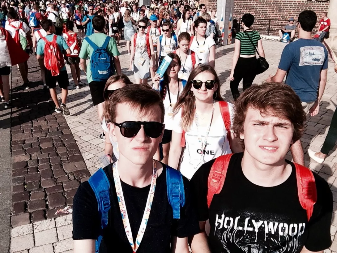 Byliśmy na Światowych Dniach Młodzieży w Krakowie.