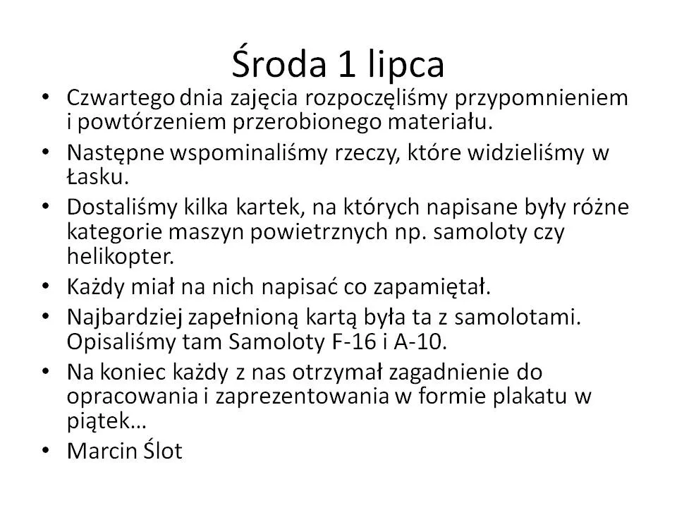 9 lotniczy obóz naukowy fizyków