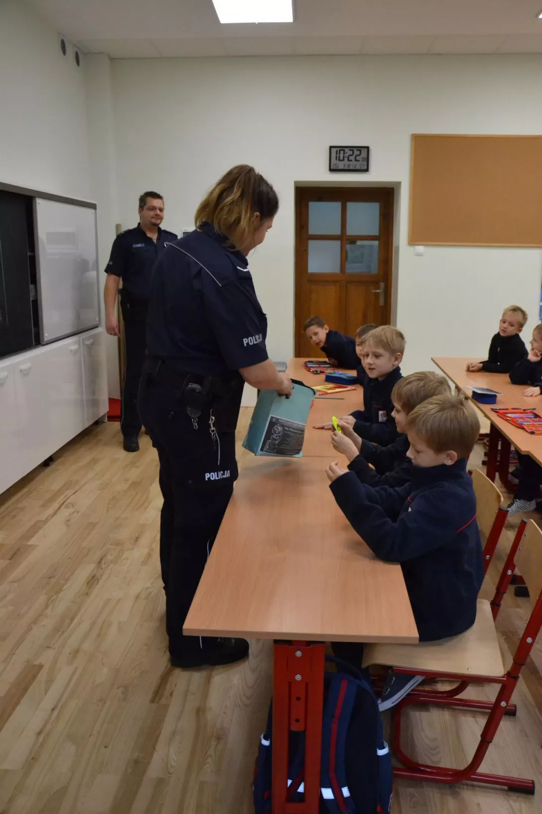 Policjanci u Pierwszaków