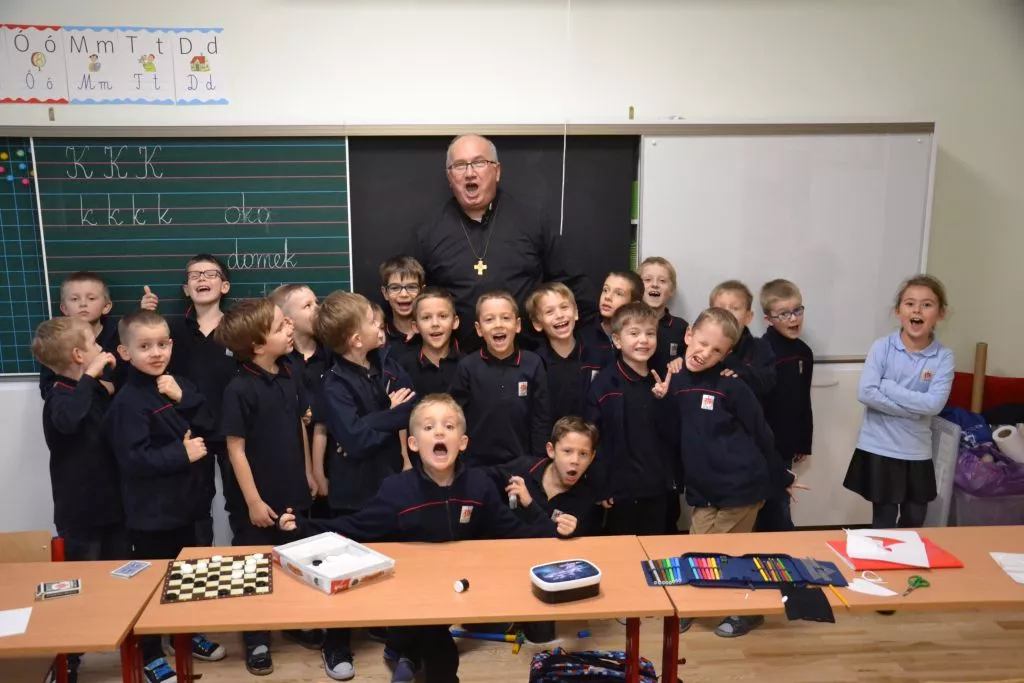 Niezwykły gość w klasie 1b