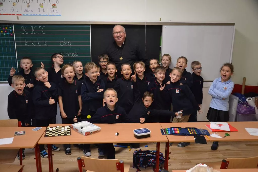 Niezwykły gość w klasie 1b