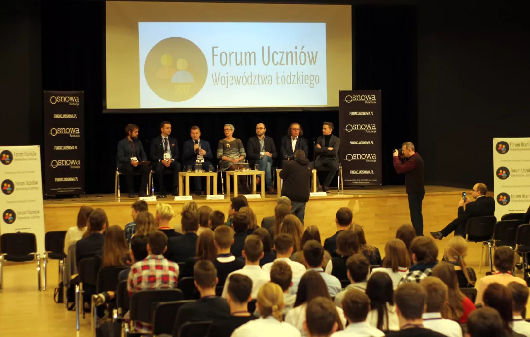 1. Forum Uczniów Województwa Łódzkiego (fot. Mateusz Ociński)