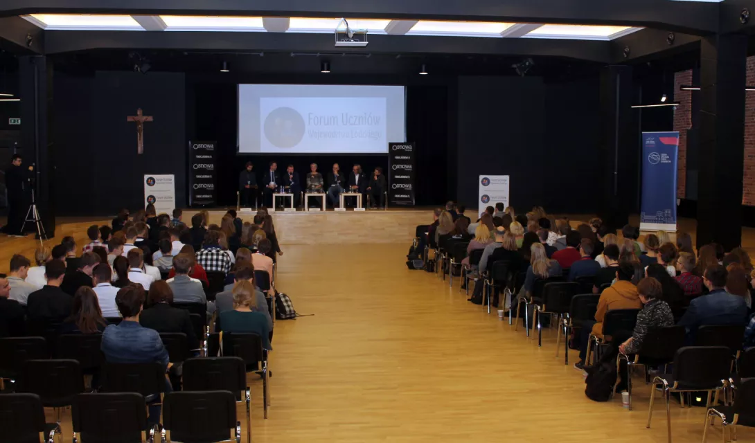 1. Forum Uczniów Województwa Łódzkiego (fot. Mateusz Ociński)